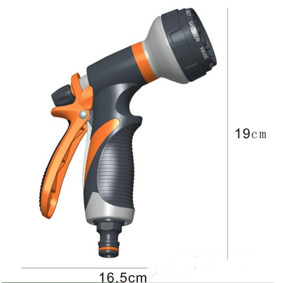 Garden Hose Nozzle with 9 Functions – Ergonomic Spray Gun for Efficient Garden Watering