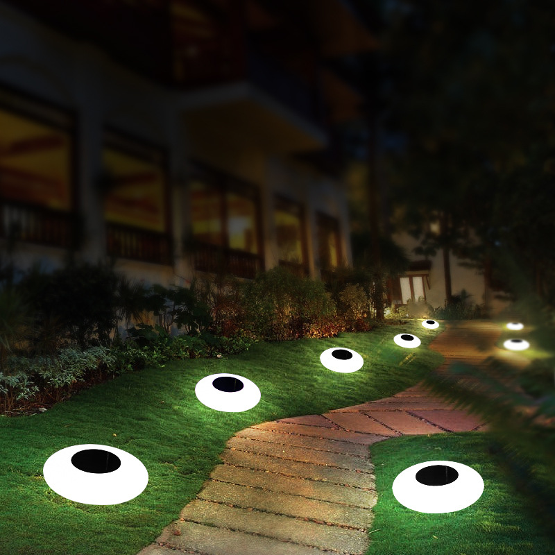 Solar LED Pool Lights in Eye Design – Floating Garden Lights for Outdoor Areas, Terrace, Pool, Color-Changing, Weatherproof