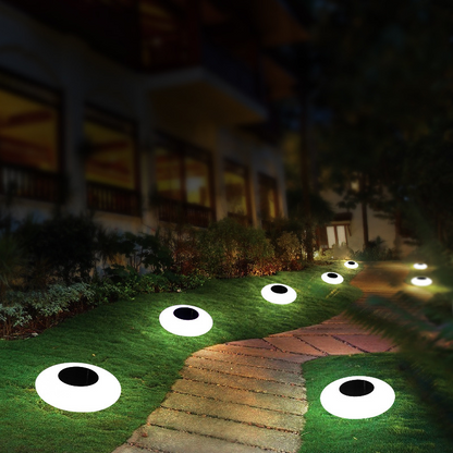 Solar LED Pool Lights in Eye Design – Floating Garden Lights for Outdoor Areas, Terrace, Pool, Color-Changing, Weatherproof