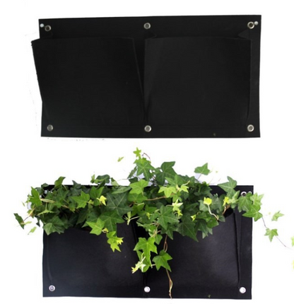 Vertical Planter with Pockets for Garden – Wall-Mounted Plant Bag for Indoor and Outdoor Use