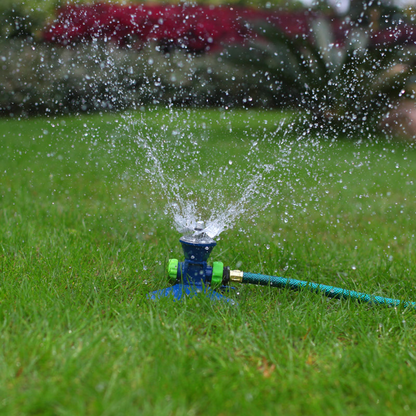 360-degree Automatic Rotating Lawn Sprinkler – Efficient Metal Spray Head For Garden Irrigation