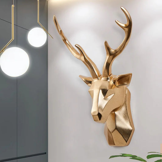 3D Deer Head Wall Decoration – Elegant Wall Art for Your Home