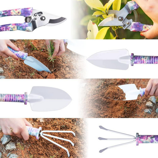 10-Piece Garden Tool Set – Ergonomic Tools for Efficient Gardening