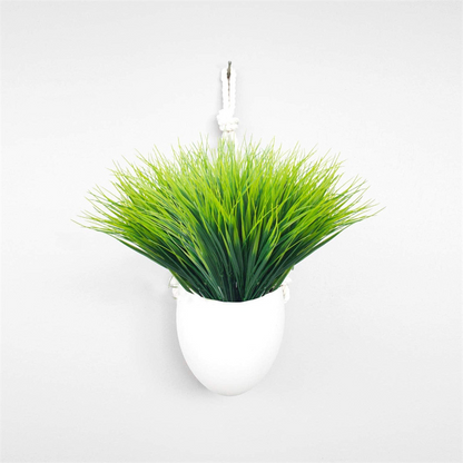 Artificial Wheat Grass Plant Made of Plastic – Decorative Artificial Grass for Garden, Balcony, and Outdoor Areas