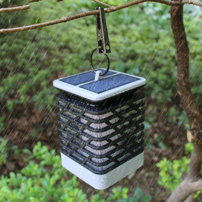Solar LED Garden Light in Grooved Design – Stylish Lighting for Terrace and Outdoor Area
