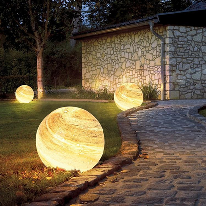 Weather-Resistant LED Garden Globe – Solar-Powered Lawn Light for Outdoor Spaces and Patios