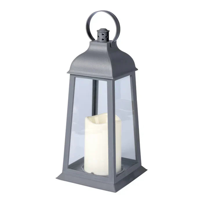 Set of 2 LED Lanterns – Realistic Flickering Candlelight for Garden and Living Room