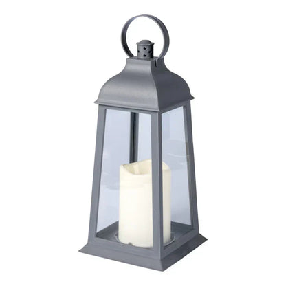 Set of 2 LED Lanterns – Realistic Flickering Candlelight for Garden and Living Room