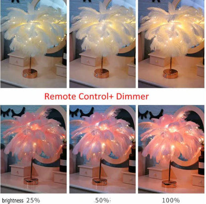Elegant Feather Lamp for Modern Interiors