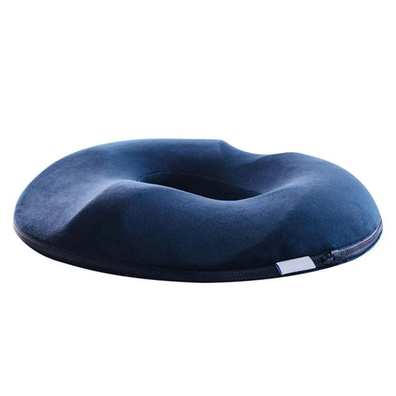 Ergonomic Seat Cushion for Hemorrhoids and Coccyx Relief