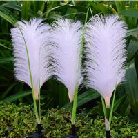 Decorative Rattan Garden Lighting – Solar Lamp in Grass Design for Outdoor Use