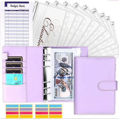 Budget Planner with Envelopes and Card Slots