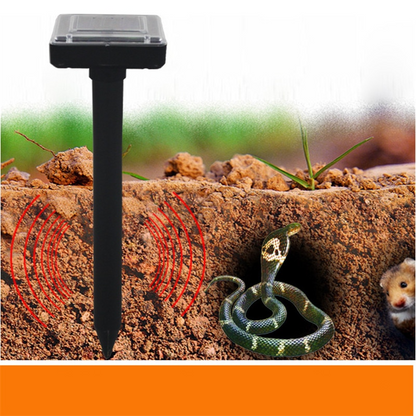 Solar-Powered Ultrasonic Snake and Pest Repeller – Effective Device for the Garden