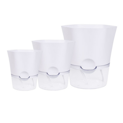 Self-Watering Plant Pot with Water Reservoir – Ideal for Indoor Plants and Easy Care
