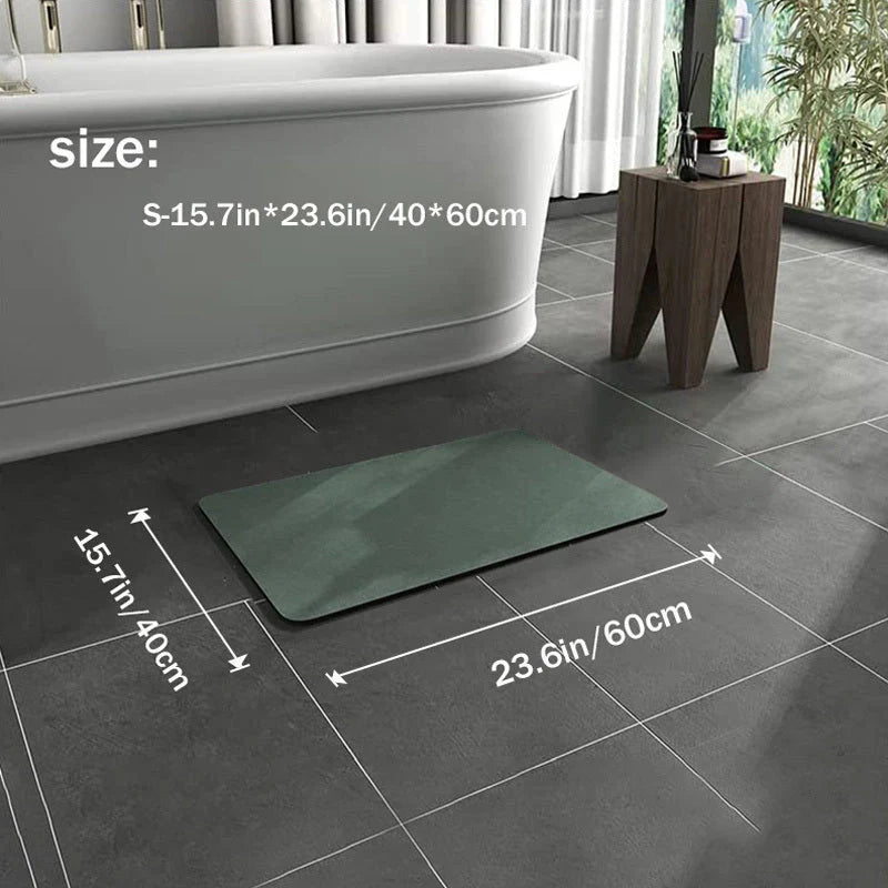Quick-Drying Bath Mat Made of Diatomite