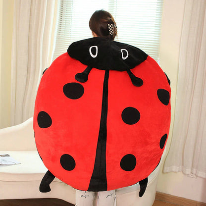 Cute Ladybug Plush Pillow for Kids