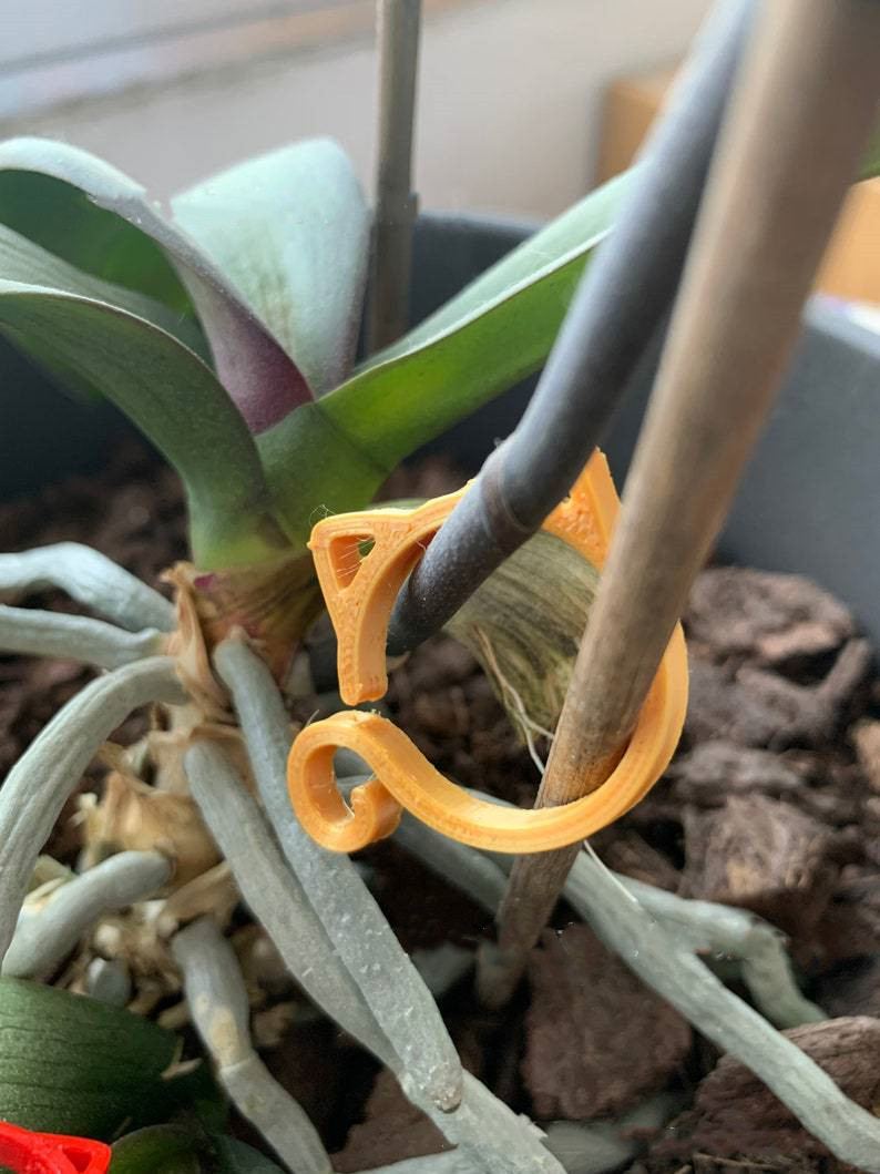 Cat-Shaped Plant Support Clip – Cute Plant Holder for Garden and Houseplants