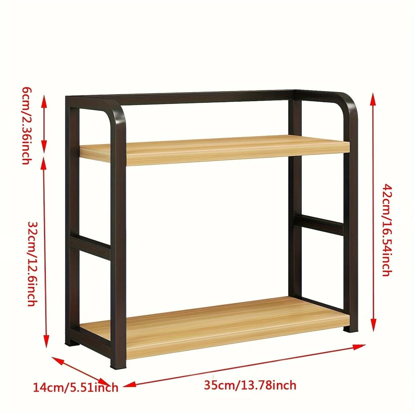 Rustproof Stainless Steel Shelf for Kitchens