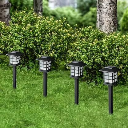 Solar Lantern Path Lighting – Waterproof LED Garden Lights for Outdoor Use Elegant Solar Lights for Driveway and Garden
