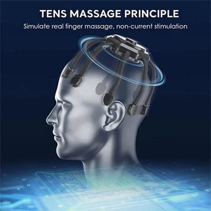 Electric Head Massager for Relaxation and Stress Relief