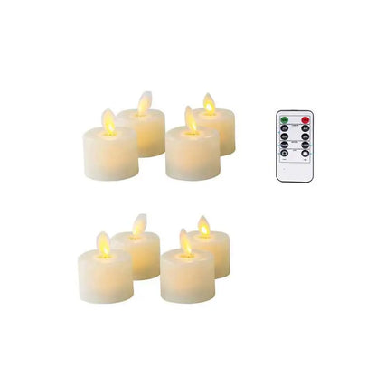 LED Candle Light Set with Remote Control – Safe Set for Decoration and Ambiance