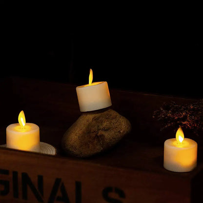 LED Candle Light Set with Remote Control – Safe Set for Decoration and Ambiance