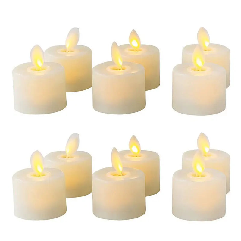 LED Candle Light Set with Remote Control – Safe Set for Decoration and Ambiance