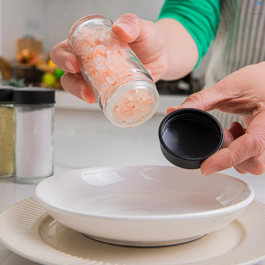 360° Spice Rack with Holder System – Rotating Organizer for Quick Seasoning While Cooking