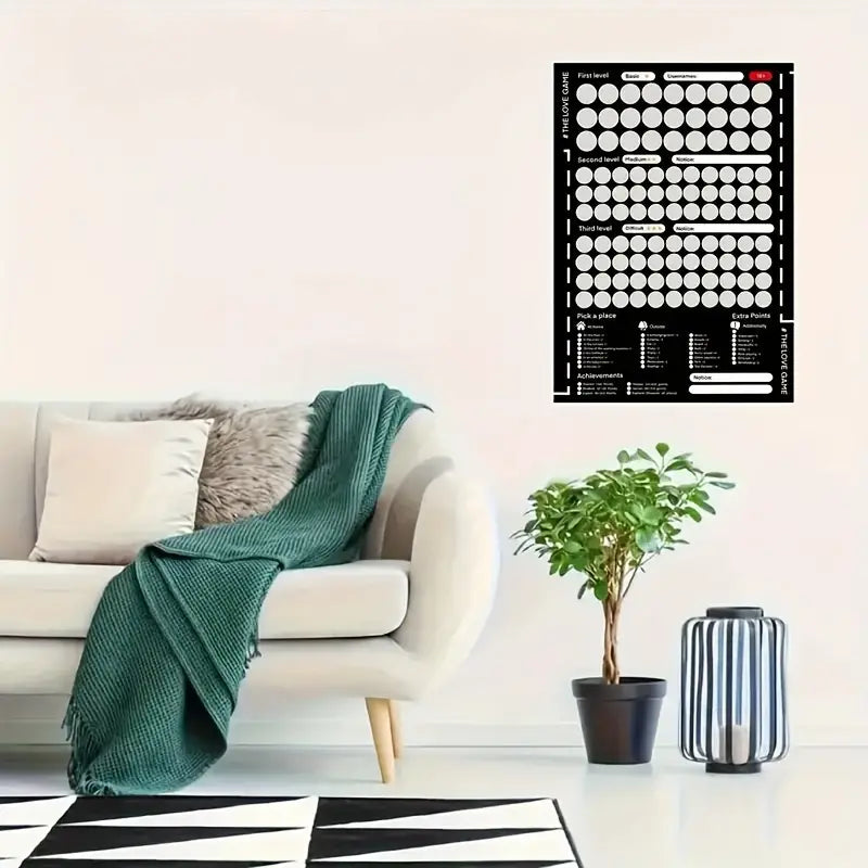 Love Challenge Scratch-Off Areas for Couples