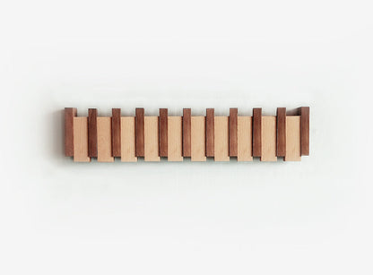 Decorative Wooden Piano Hook Rack for Clothes and Accessories
