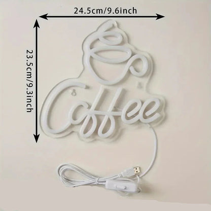 Neon Coffee Light – Stylish LED Wall Sign