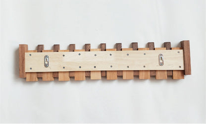 Decorative Wooden Piano Hook Rack for Clothes and Accessories