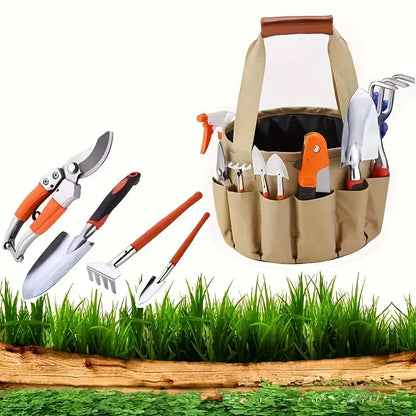 10-Piece Garden Tool Set with Carrying Bag – Complete Kit for Easy Garden Maintenance