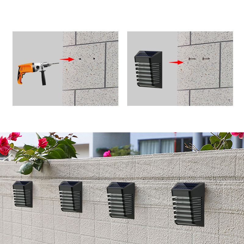 Solar LED Wall Lamp For Outdoor Use – Energy-efficient Solar-powered Lighting For Garden, Terrace, And Balcony With Modern Design