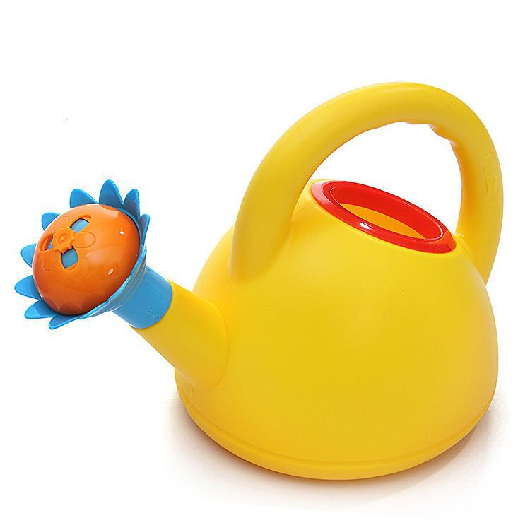 Colorful Kids Watering Can with Flower Spout – Plastic Watering Can for Little Gardeners