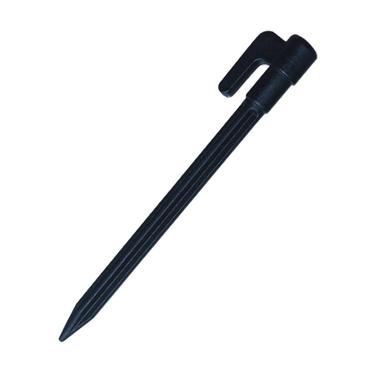 Plastic Tent Pegs with Hooks – Durable Ground Stakes for Camping, Tarps, and Shelters