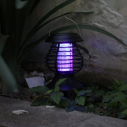 Solar-Powered Insect Repellent Lamp with LED Light – Effective Mosquito Control for Garden and Patio