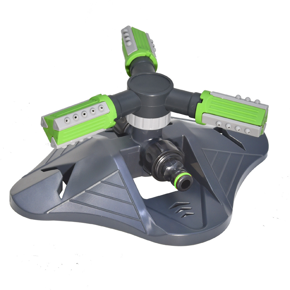 3-Arm Rotating Garden Sprinkler – Efficient Watering Solution for Lawns and Gardens
