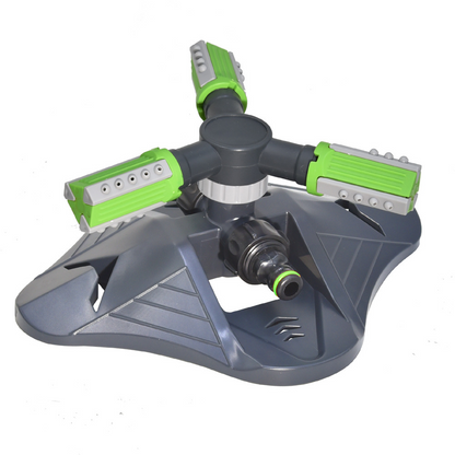 3-Arm Rotating Garden Sprinkler – Efficient Watering Solution for Lawns and Gardens