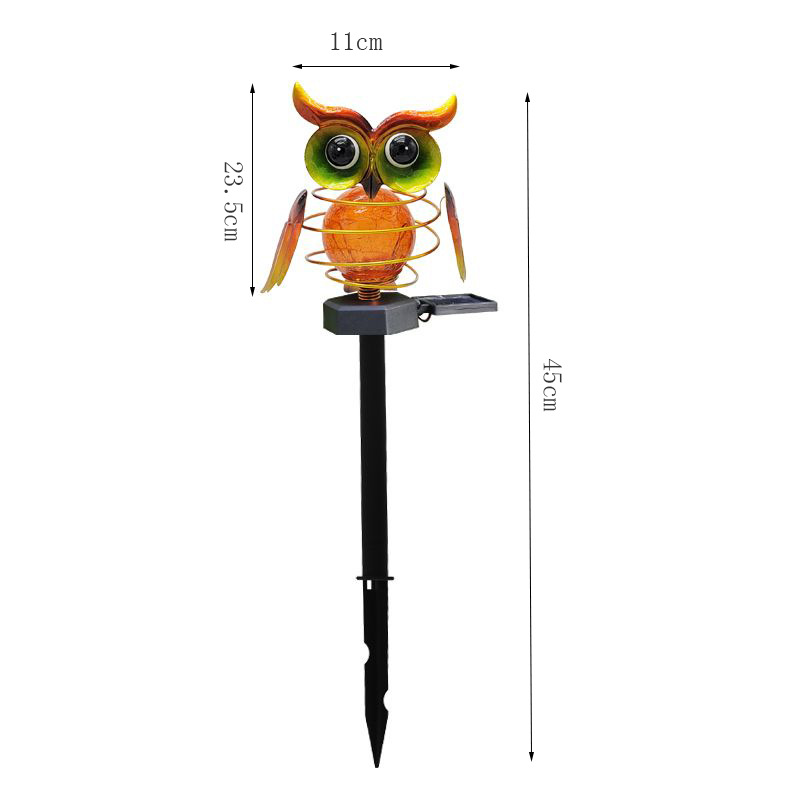 Solar LED Garden Light Owl – Color-Changing Outdoor Lighting for Garden and Terrace