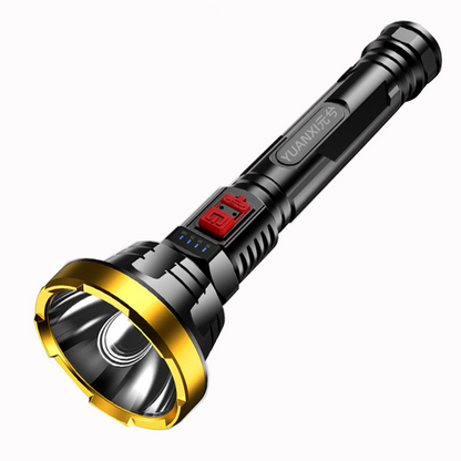 Super Bright 90,000LM LED Flashlight – Tactical Searchlight with USB Charging for Outdoor Use and Emergencies