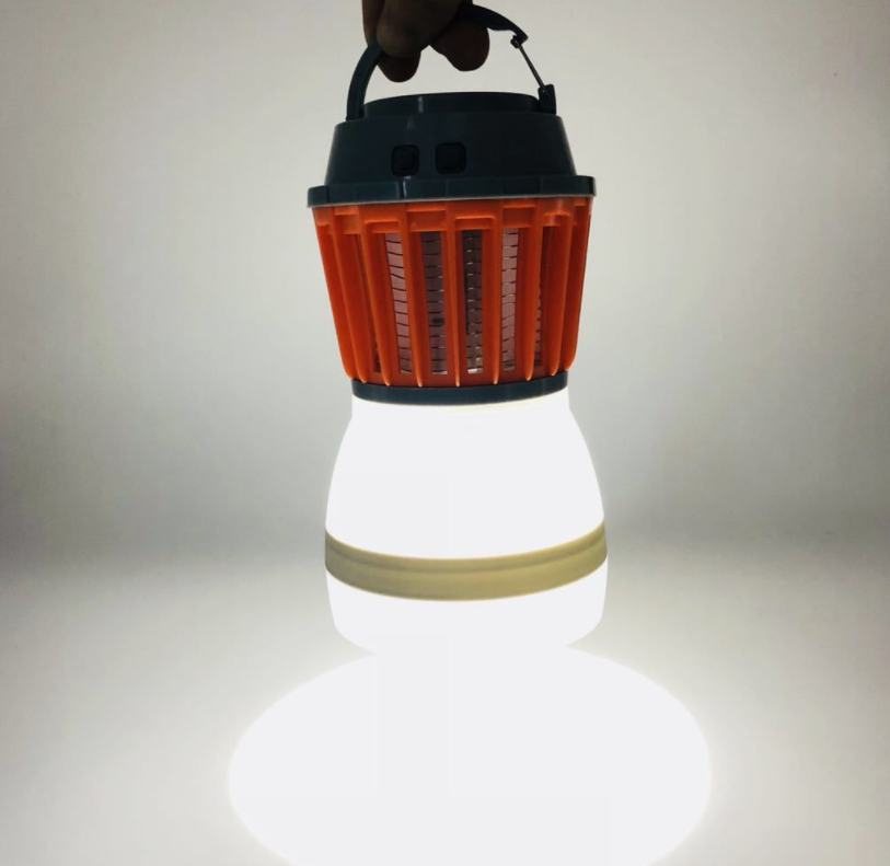 Solar-Powered Mosquito Lamp with LED Lantern – Effective Insect Protection for Garden and Outdoor Activities