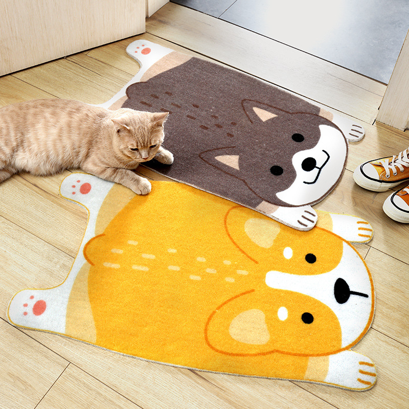 Cute Animal Non-Slip Mat – Pet Design For Kitchen, Bathroom, And Hallway
