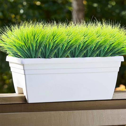 Artificial Wheat Grass Plant Made of Plastic – Decorative Artificial Grass for Garden, Balcony, and Outdoor Areas