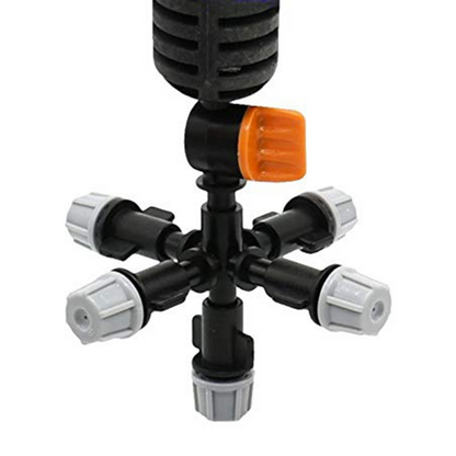 Rotating Spray Nozzle with Multiple Spray Heads – Adjustable Garden Watering System for Plants and Flowers