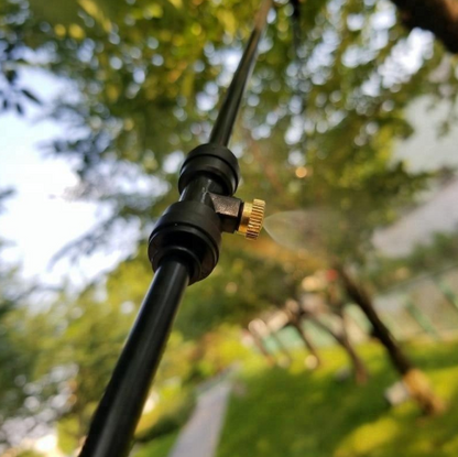 Garden Irrigation System – Drip Irrigation Kit with Adjustable Spray Heads and Accessories