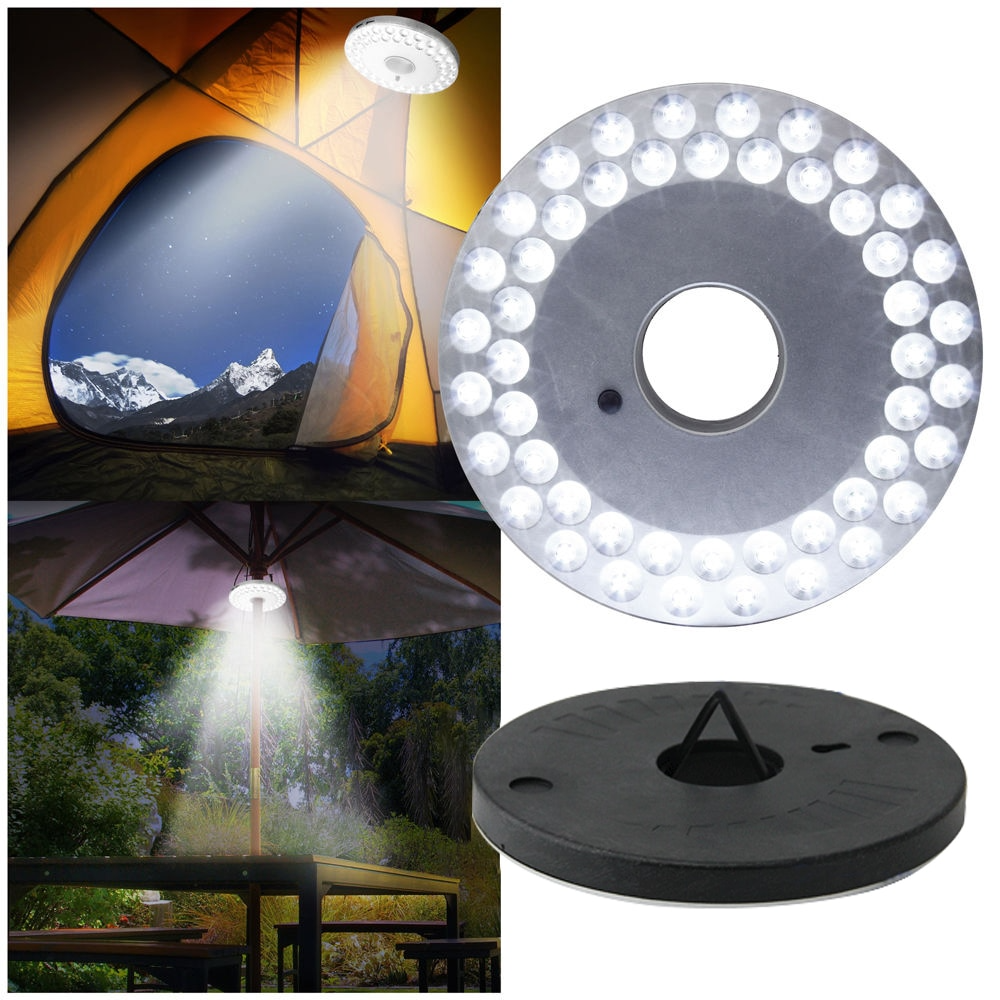 Solar LED camping lamp – hanging portable tent light for outdoor activities – rechargeable, waterproof, energy-saving