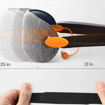 Comfortable Sleep Mask with Earplugs for Better Sleep