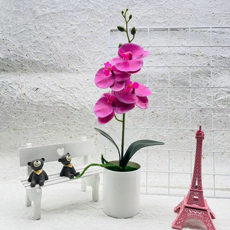 Artificial Orchid Flower – Decorative Artificial Plant for Living Room, Table Decoration, and Indoor Spaces