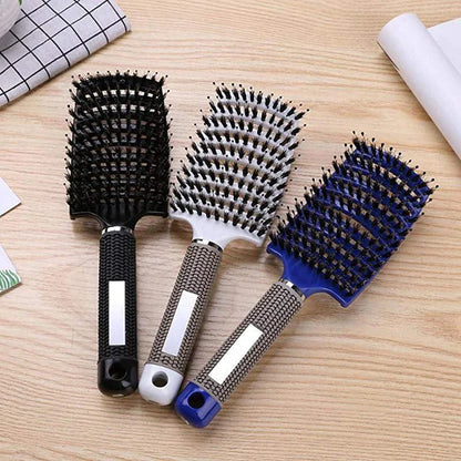 Ergonomic Hair Brush for Easy Detangling